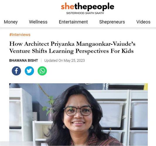 Shethepeople: How Architect Priyanka Mangaonkar-Vaiude's Venture shifts Learning perspective for kids