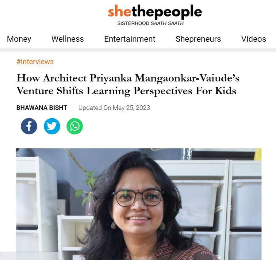 Shethepeople: How Architect Priyanka Mangaonkar-Vaiude's Venture shifts Learning perspective for kids