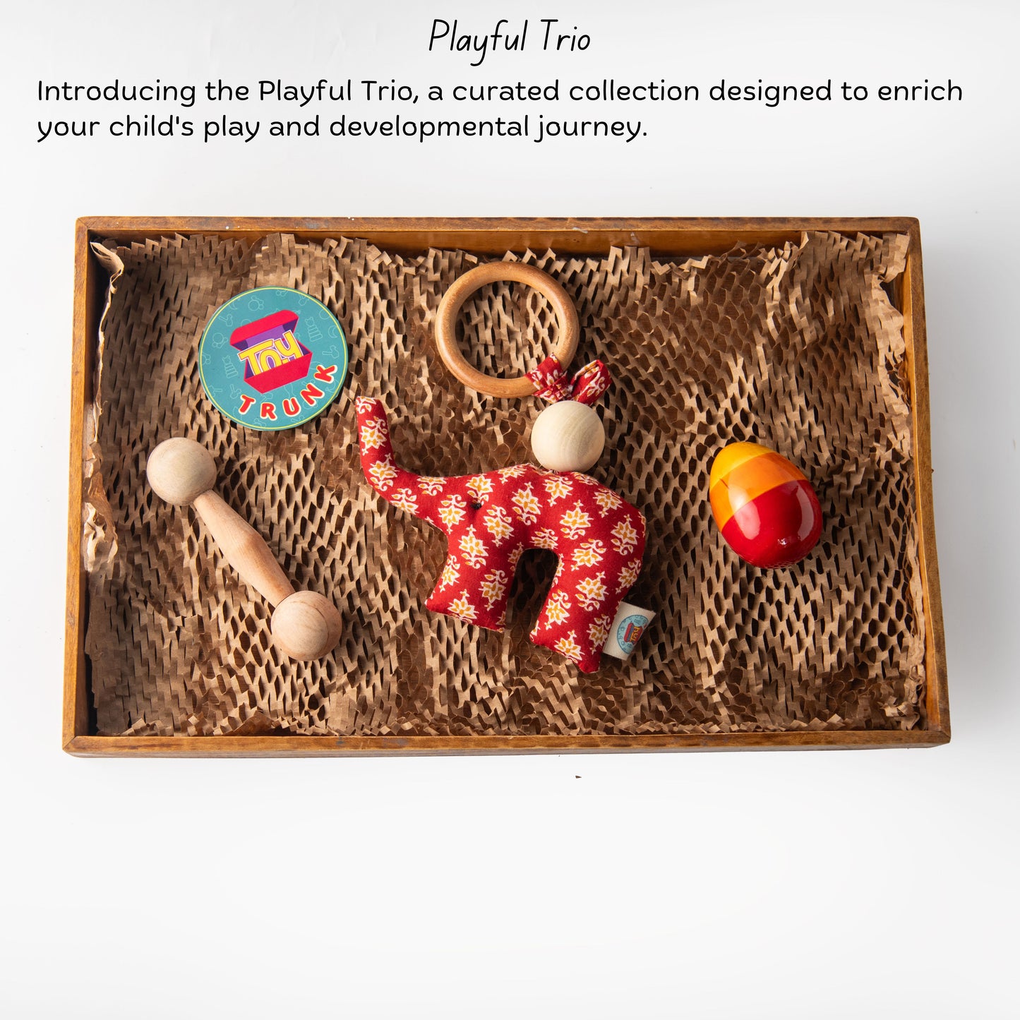 Wooden Playful trio