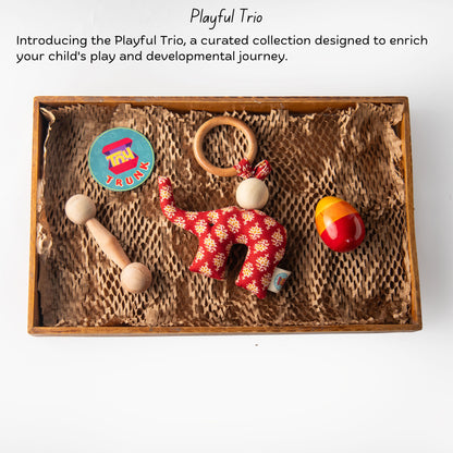 Wooden Playful trio
