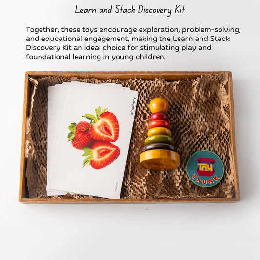 Wooden Learn and stack discovery kit
