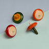 Handmade Wooden Finger Spinning Tops Set of 4 | Traditional Lattu Focus Toy for Kids 3+ Years