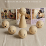Wooden Emotion Peg Dolls with Story Book | Learn 6 Feelings | Social-Emotional Toy for Kids 2–5 Years
